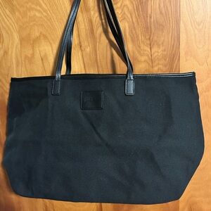 Cleobella Black Canvas Tote Bag